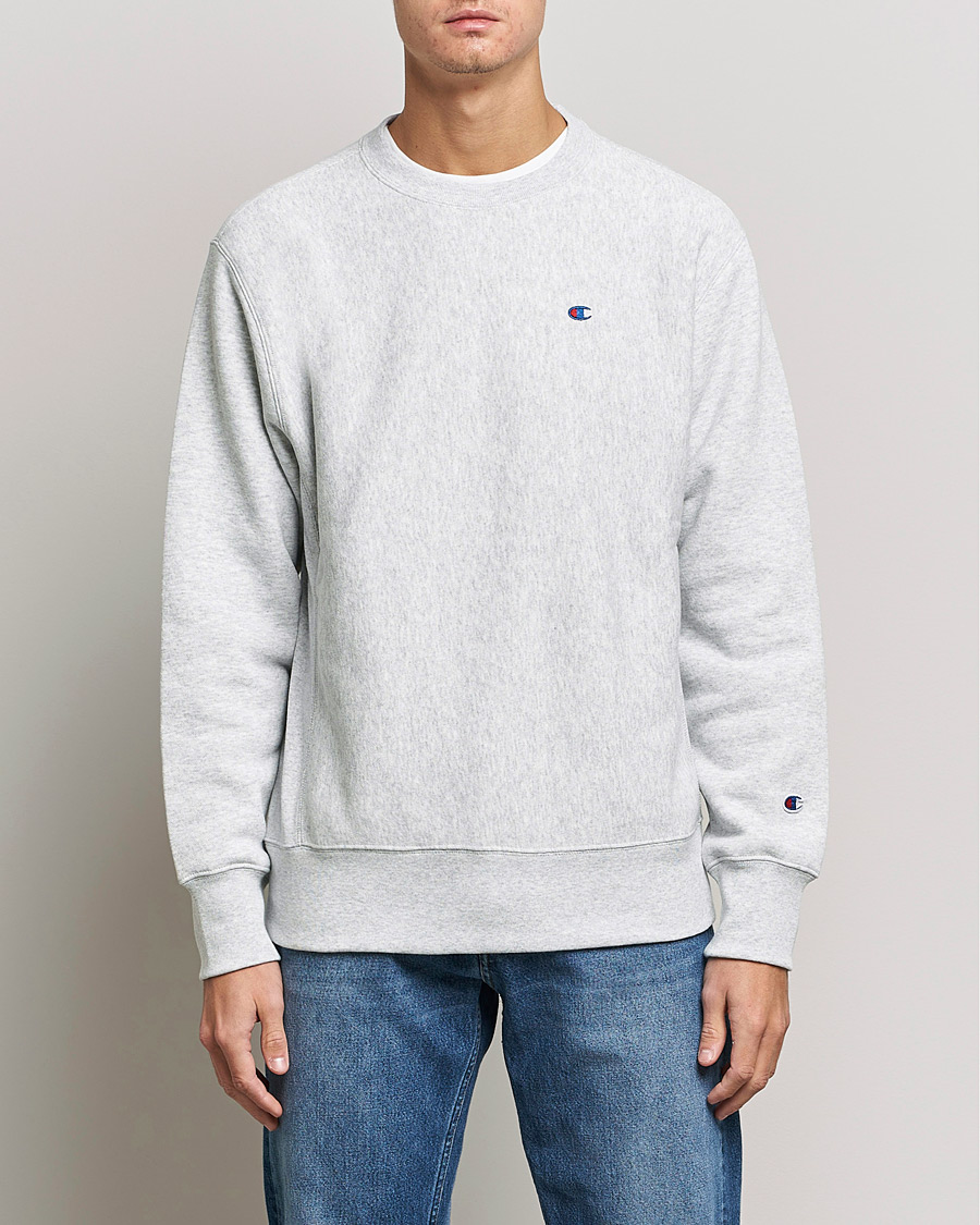 Herr | Tröjor | Champion | Reverse Weave Soft Fleece Sweatshirt Grey Melange