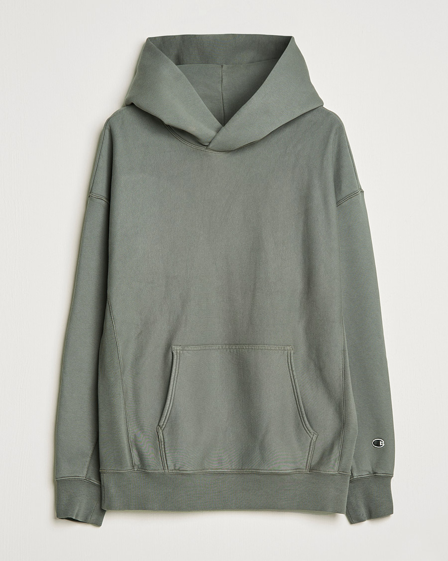 Herr | Tröjor | Champion | Heritage Garment Dyed Hood Dark Grey