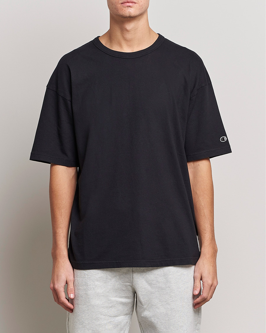 Herr | Active | Champion | Heritage Garment Dyed T-Shirt Black