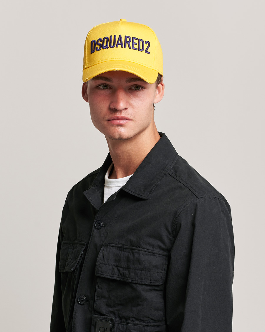 Herr | Dsquared2 Logo Baseball Cap Yellow | Dsquared2 | Logo Baseball Cap Yellow