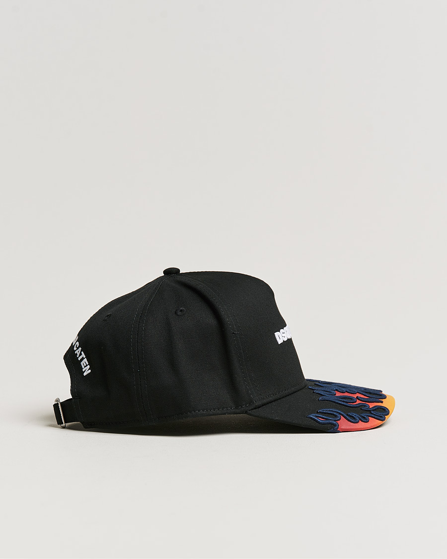 Herr | Dsquared2 Flames Baseball Cap Black | Dsquared2 | Flames Baseball Cap Black