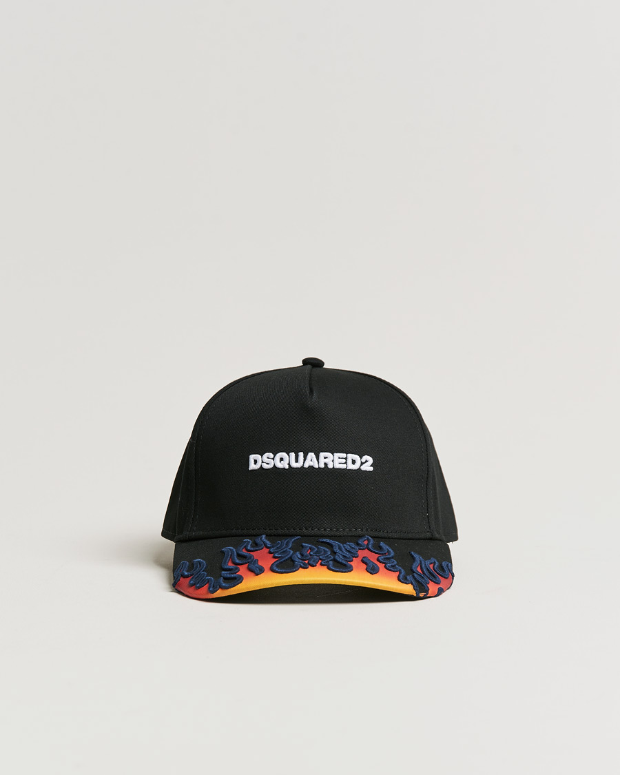 Herr | Dsquared2 Flames Baseball Cap Black | Dsquared2 | Flames Baseball Cap Black