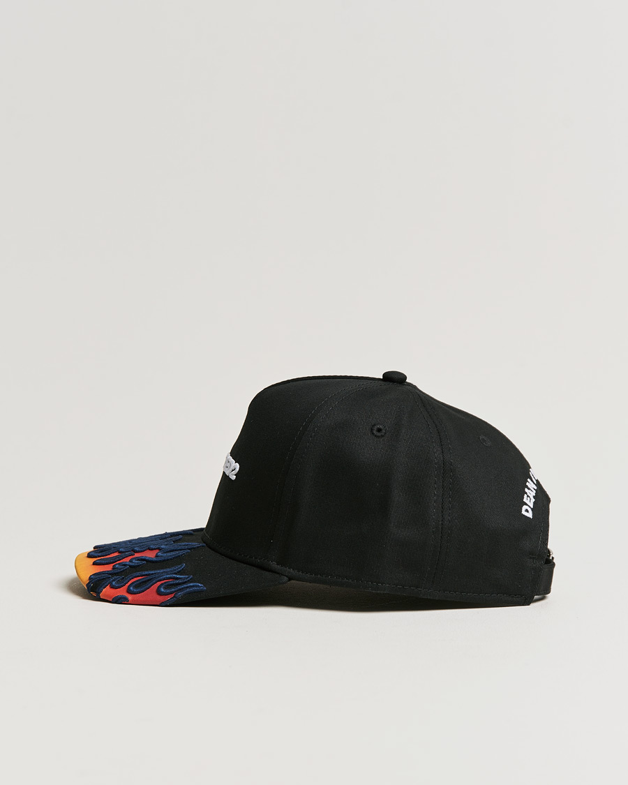 Herr | Dsquared2 Flames Baseball Cap Black | Dsquared2 | Flames Baseball Cap Black