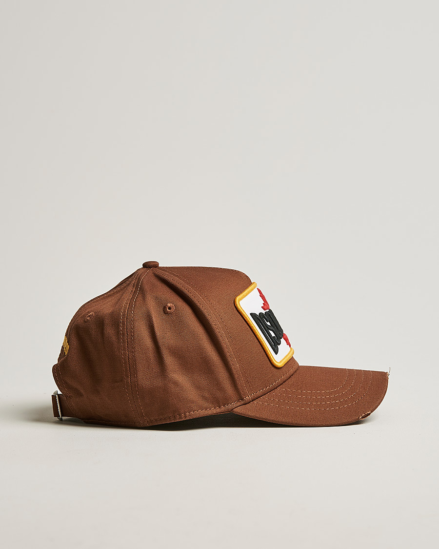 Herr | Dsquared2 D2 Patch Baseball Cap Hazel | Dsquared2 | D2 Patch Baseball Cap Hazel