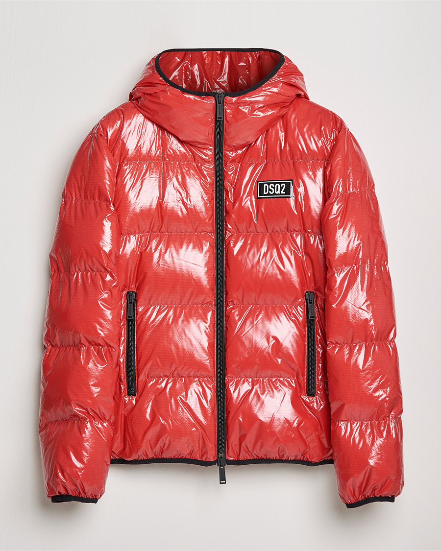 Herr | Jackor | Dsquared2 | Nylon Down Puffer Red