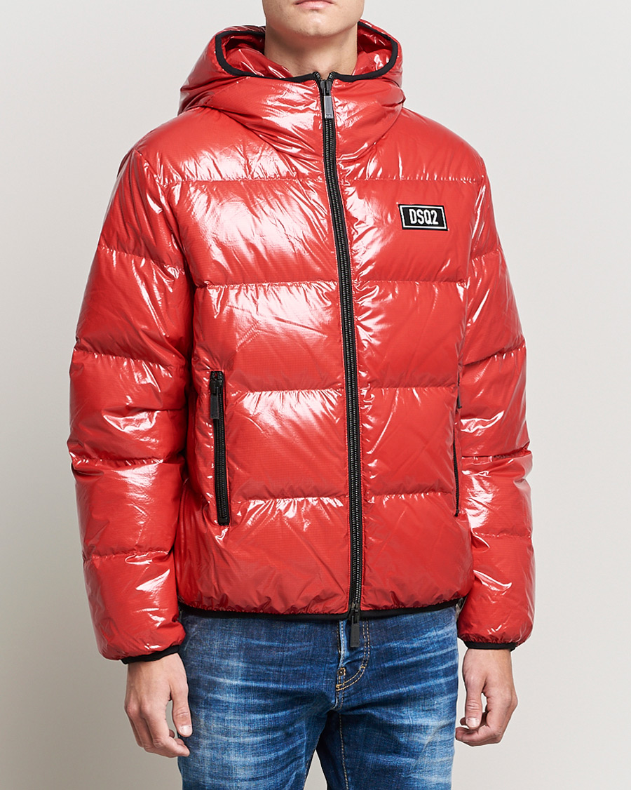 Herr | Jackor | Dsquared2 | Nylon Down Puffer Red