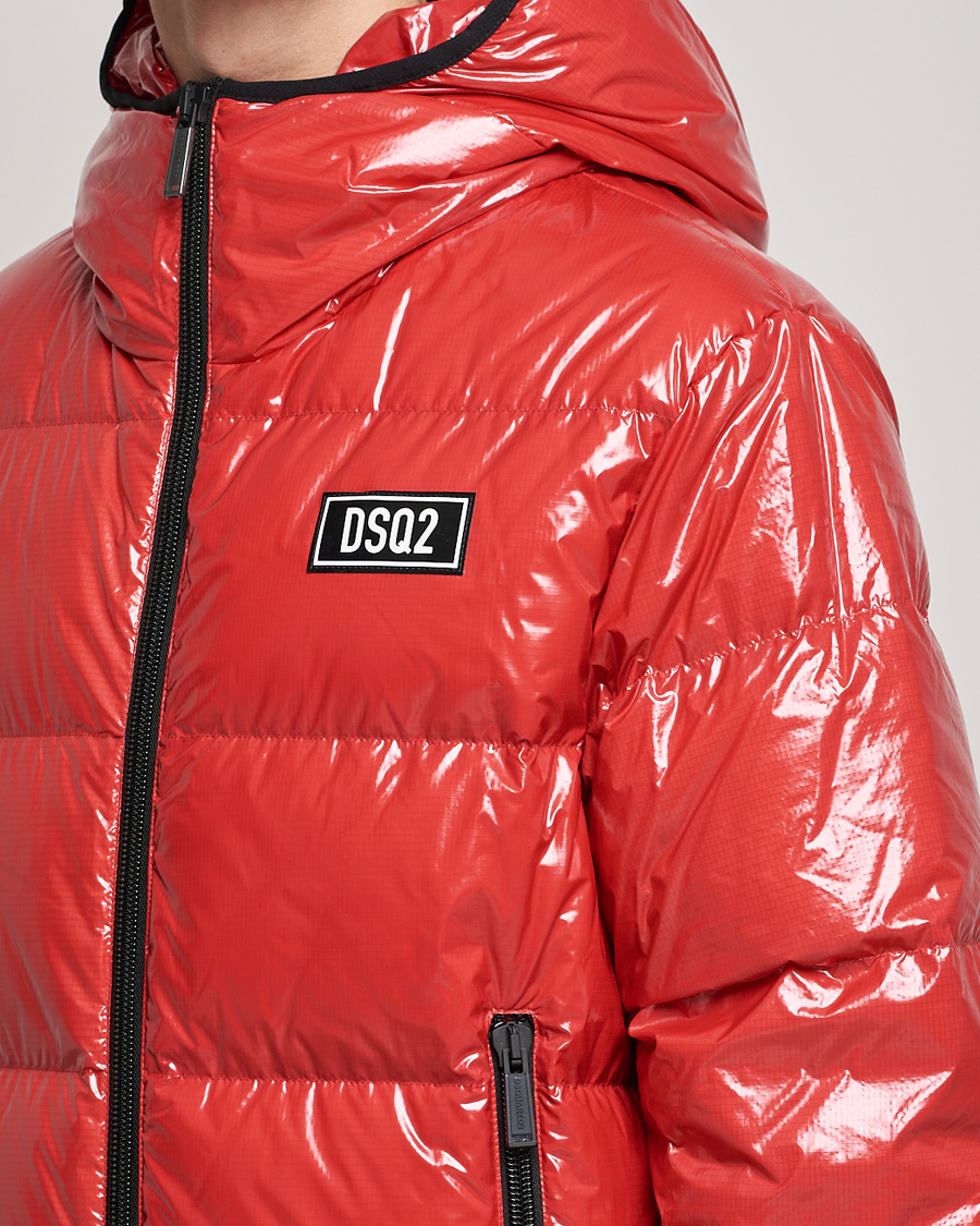Herr | Jackor | Dsquared2 | Nylon Down Puffer Red