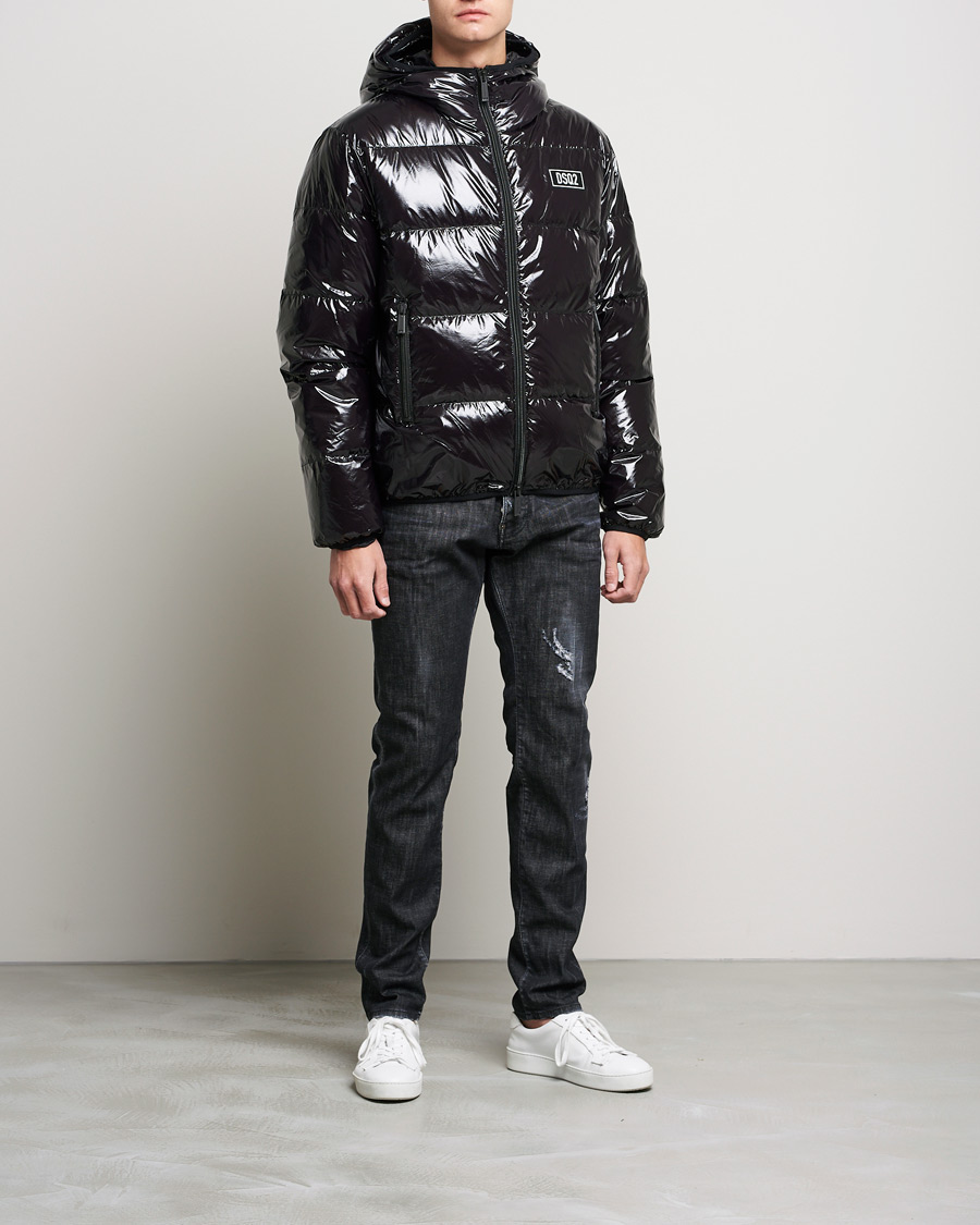 Herr | Jackor | Dsquared2 | Nylon Down Puffer Black