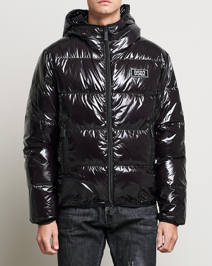 Herr | Jackor | Dsquared2 | Nylon Down Puffer Black