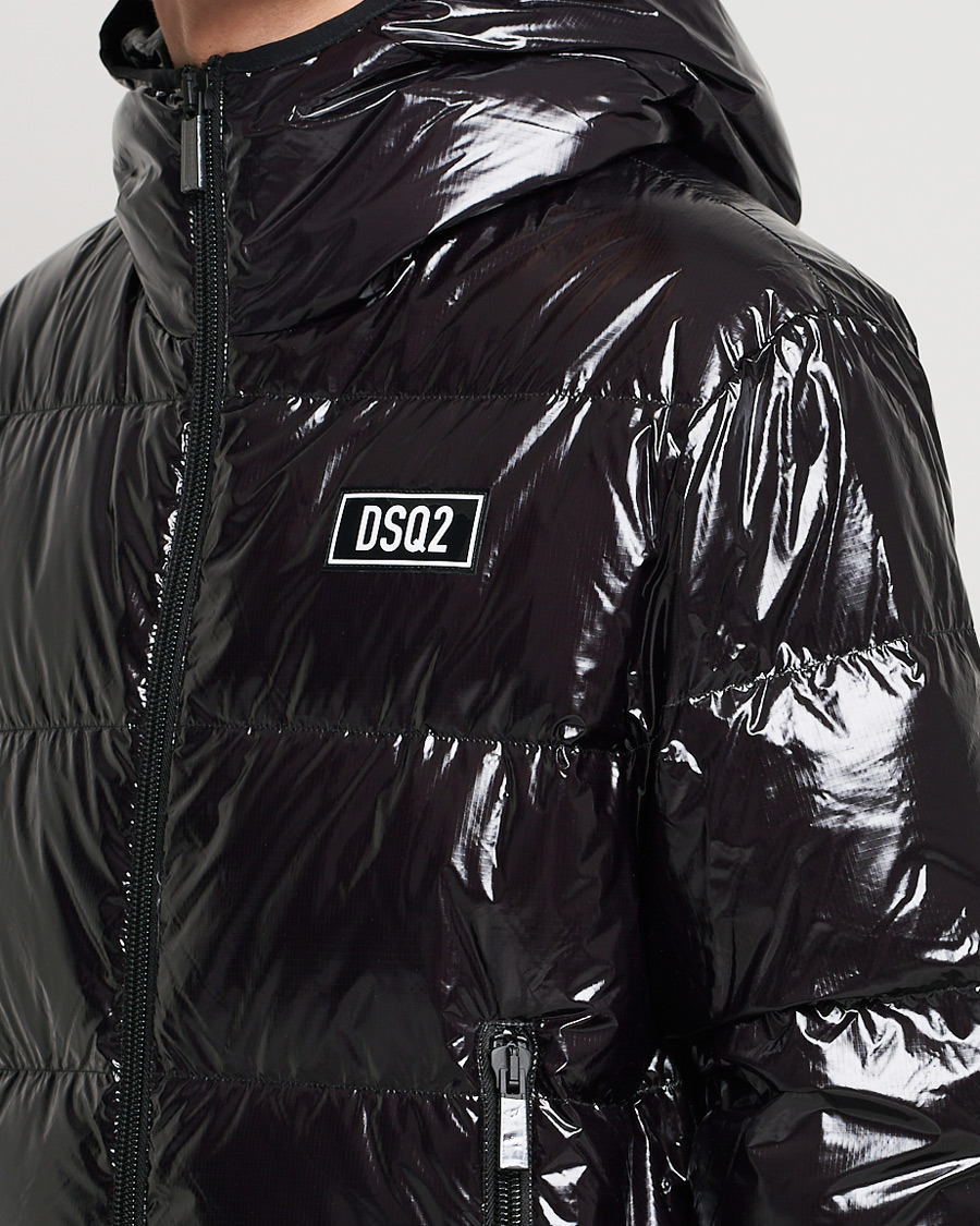 Herr | Jackor | Dsquared2 | Nylon Down Puffer Black