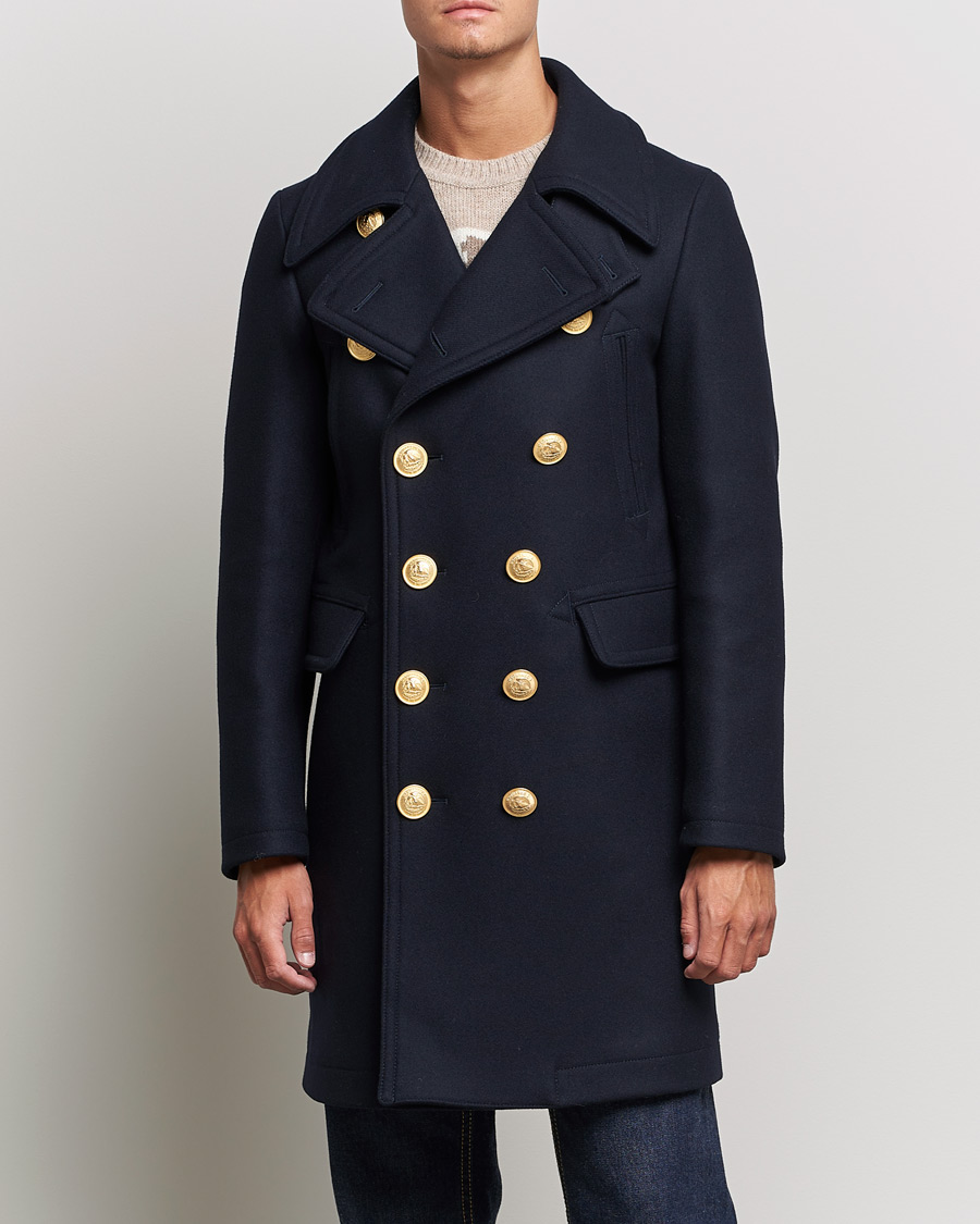 Herr | Jackor | Dsquared2 | Double Breasted Sailor Coat Navy
