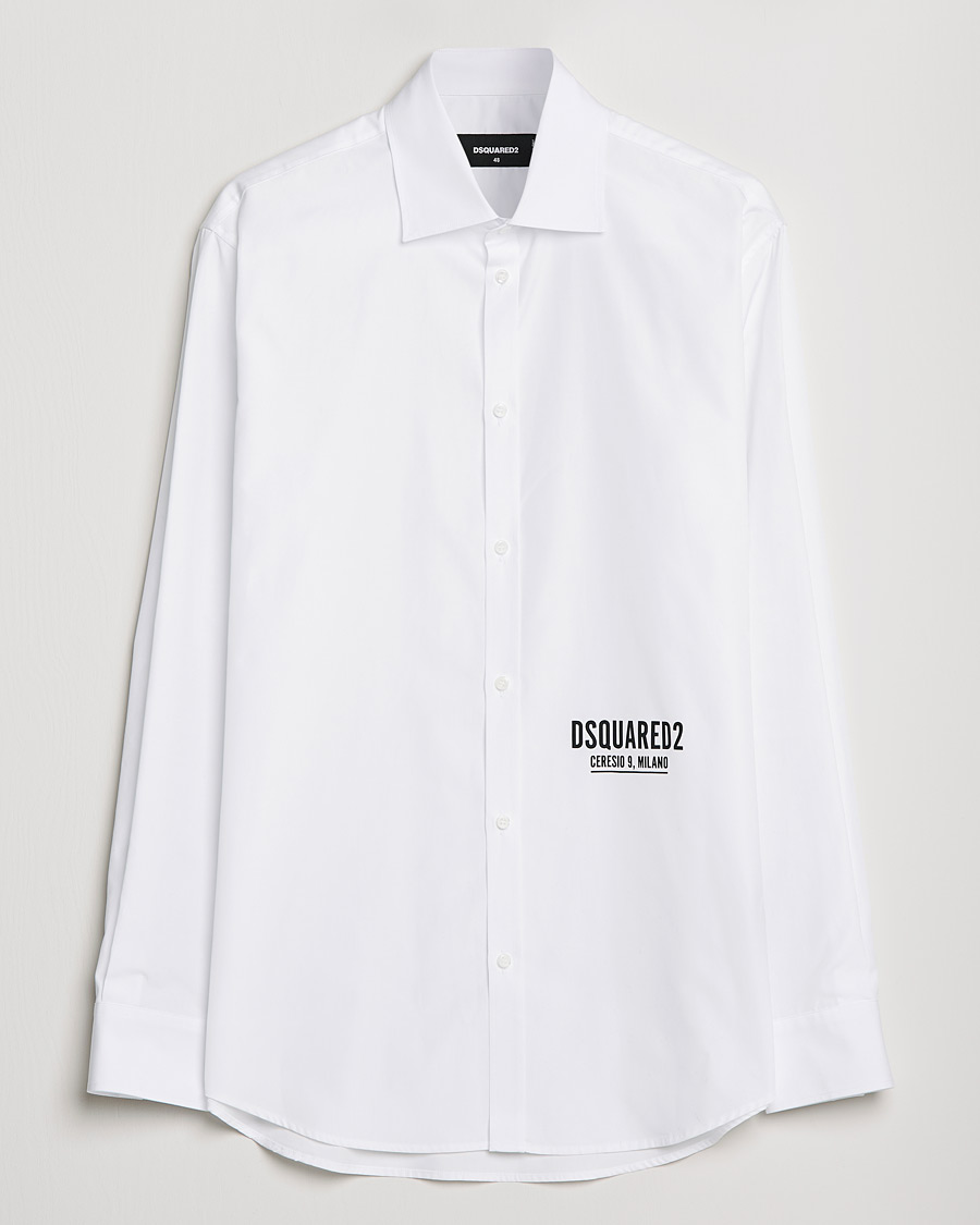 Herr | Skjortor | Dsquared2 | Poplin Dress Shirt White