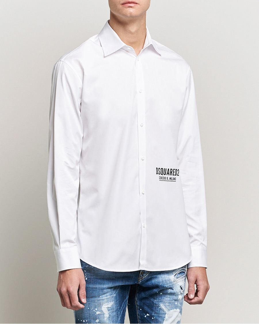 Herr | Skjortor | Dsquared2 | Poplin Dress Shirt White