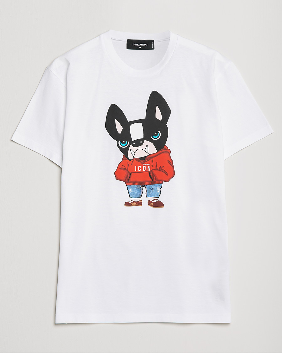 Herr | T-Shirts | Dsquared2 | Icon Ciro Tee White