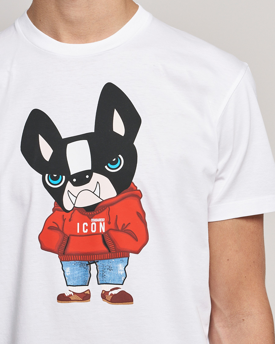 Herr | T-Shirts | Dsquared2 | Icon Ciro Tee White