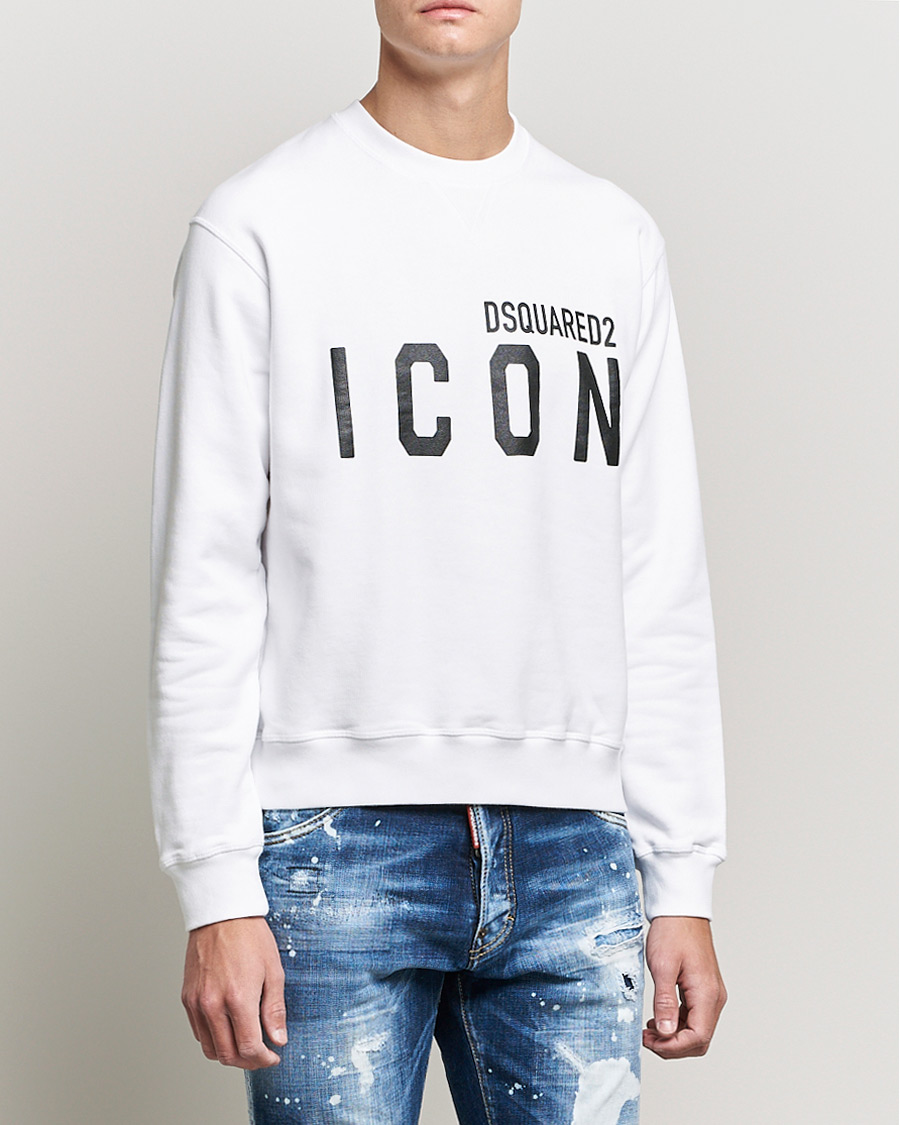 Herr | Dsquared2 | Dsquared2 | Icon Logo Sweatshirt  White