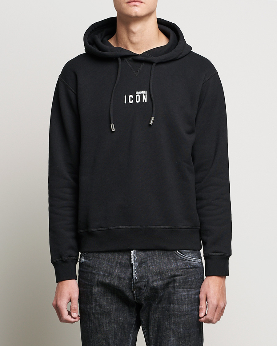 Herr | Dsquared2 | Dsquared2 | Icon small Logo Hoodie Black