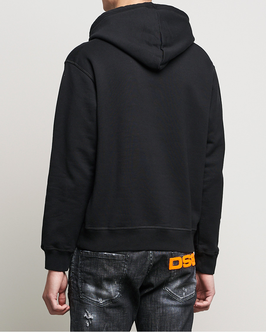 Herr | Tröjor | Dsquared2 | Icon small Logo Hoodie Black