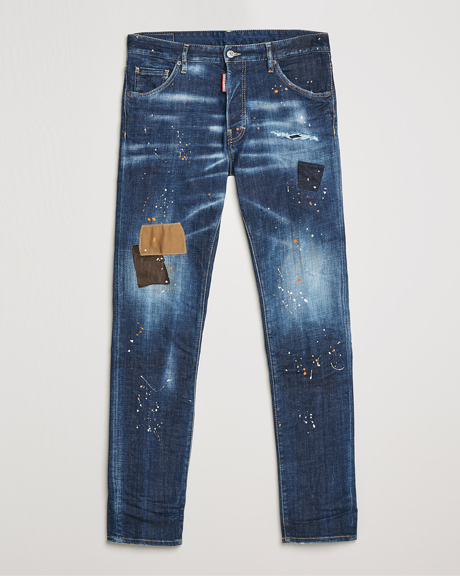 Herr | Jeans | Dsquared2 | Cool Guy Patch Jeans Blue Wash