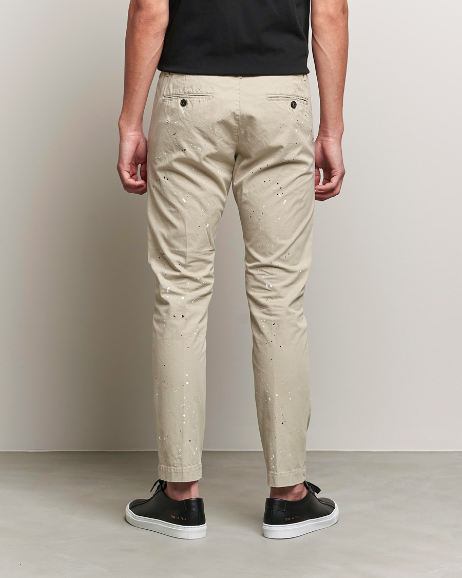 Herr | Byxor | Dsquared2 | Cool Guy Distressed Chinos Sand