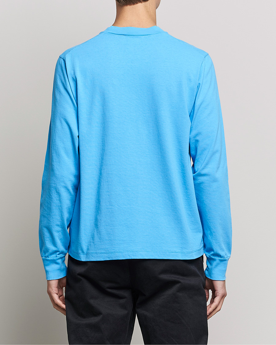 Herr | T-Shirts | Dsquared2 | Base Camp Long Sleeve Tee Light Blue
