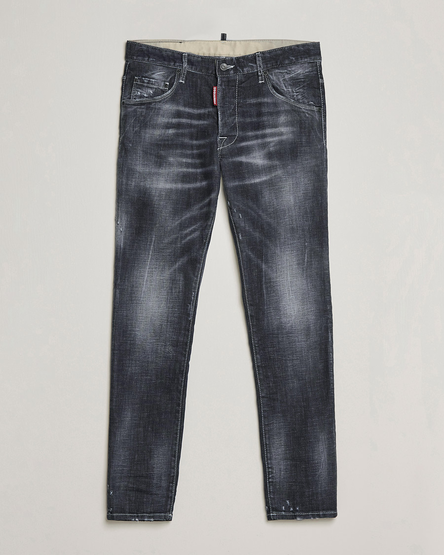 Herr | Jeans | Dsquared2 | Skater Jeans Black Wash