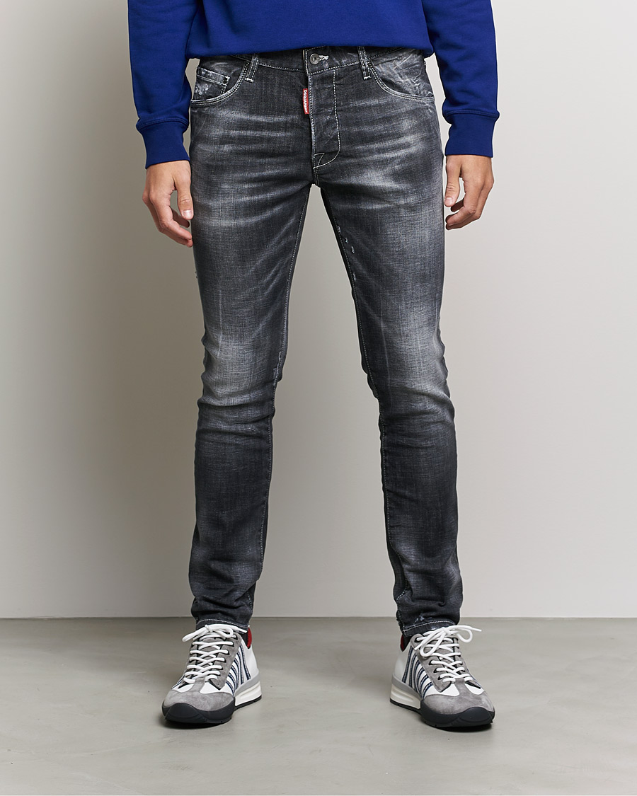 Herr | Jeans | Dsquared2 | Skater Jeans Black Wash