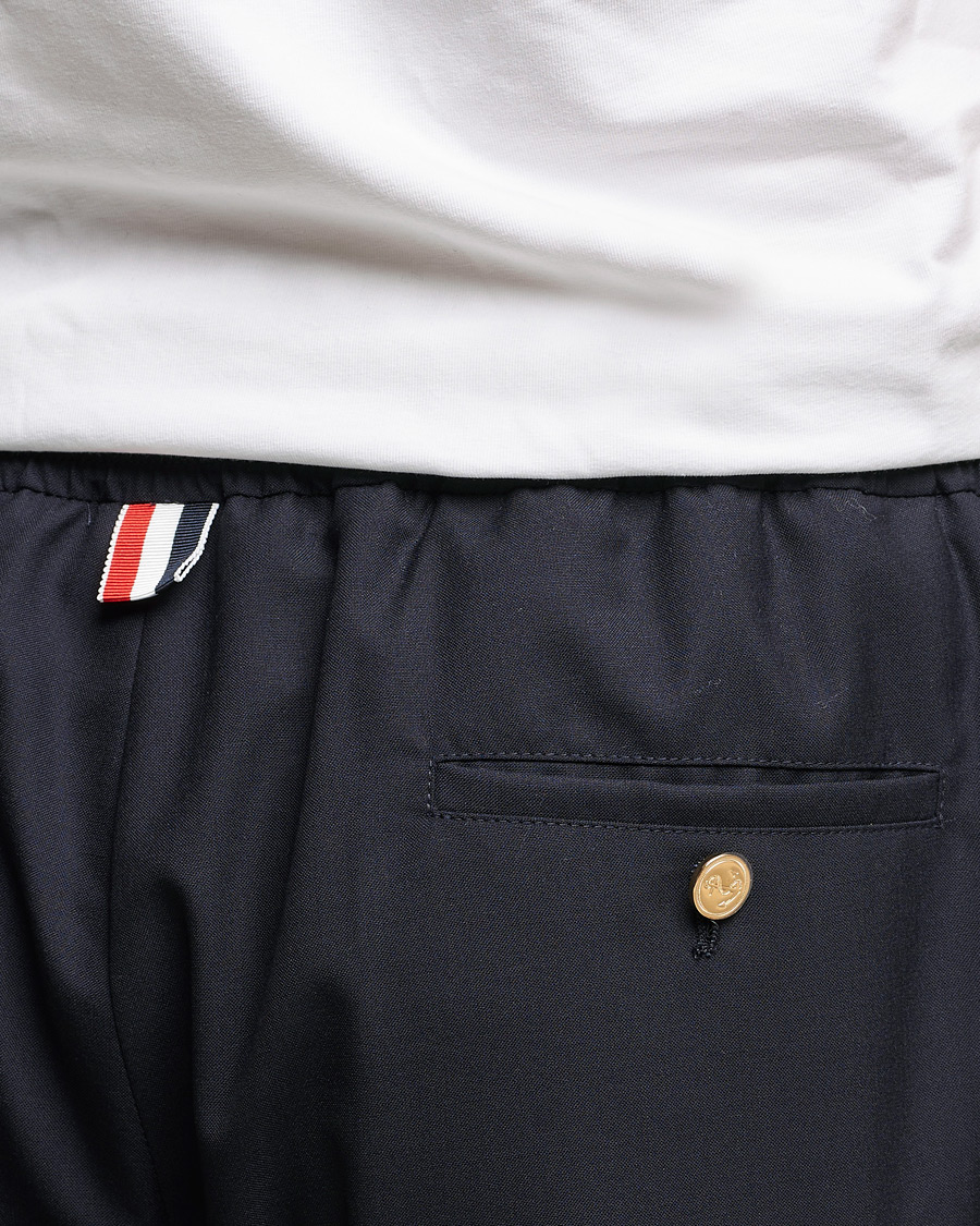 Herr | Byxor | Thom Browne | 4 Bar Wool Track Trousers Navy