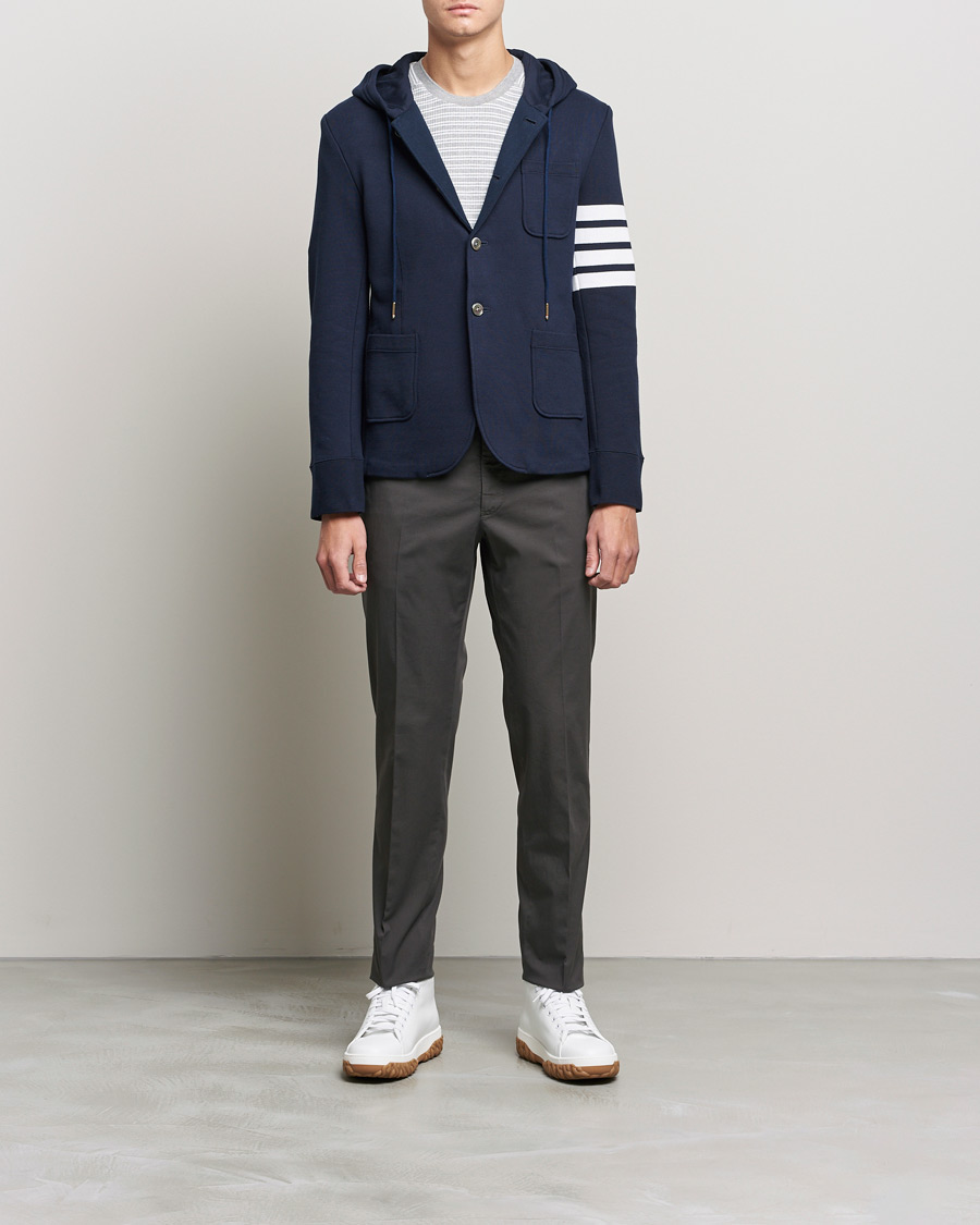 Herr | Kavajer | Thom Browne | Hooded Sport Coat Navy