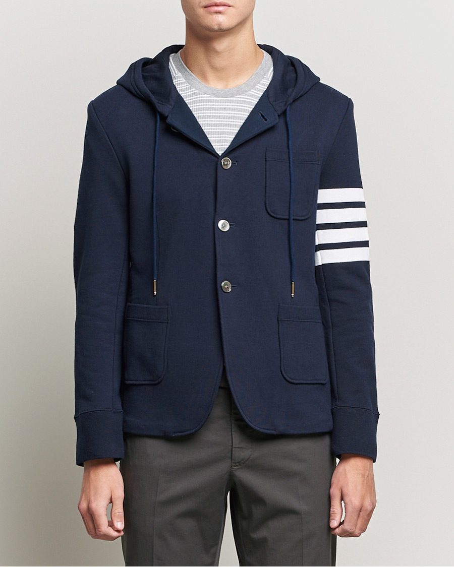 Herr | Kavajer | Thom Browne | Hooded Sport Coat Navy