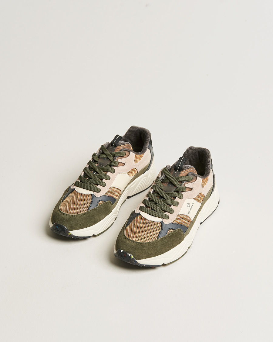 Herr | GANT Profellow Running Sneaker Olive Multi | GANT | Profellow Running Sneaker Olive Multi