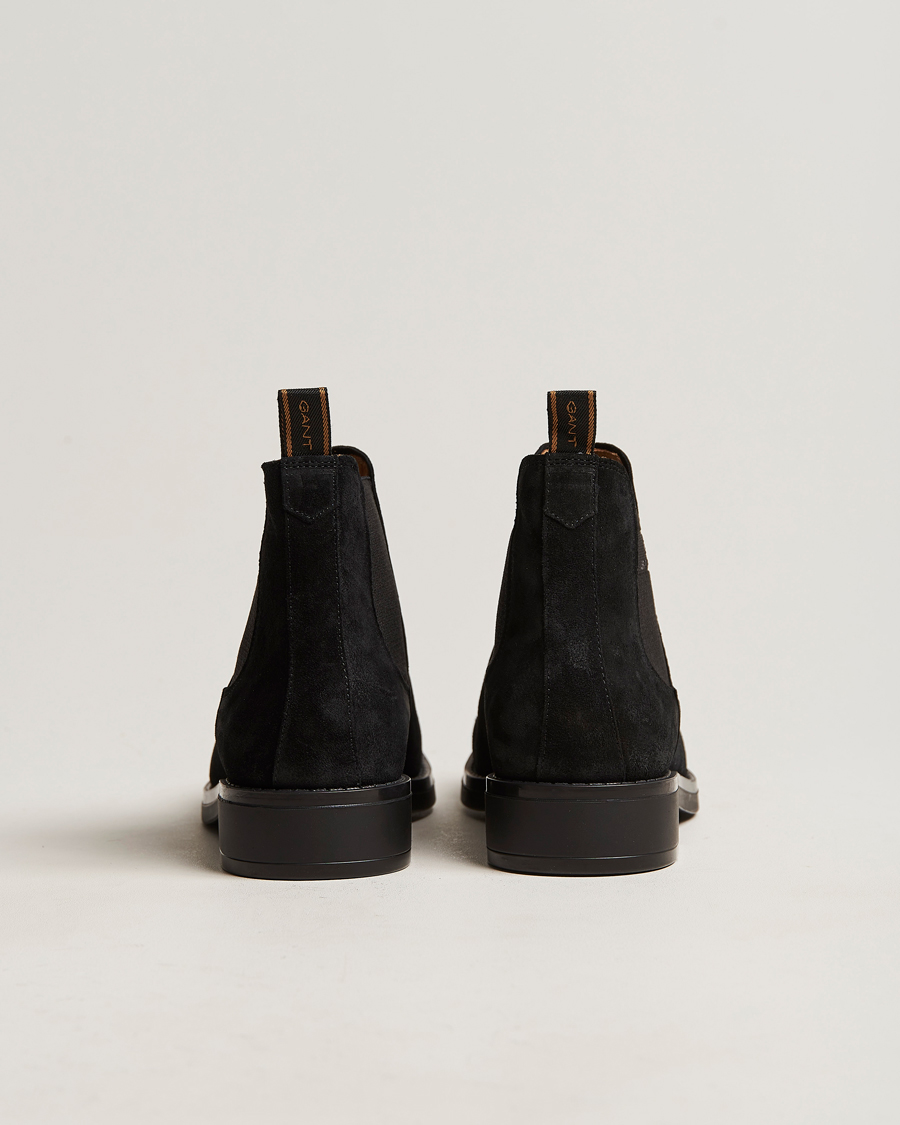 Herr | GANT Brookly Suede Chelsea Boot Black | GANT | Brookly Suede Chelsea Boot Black