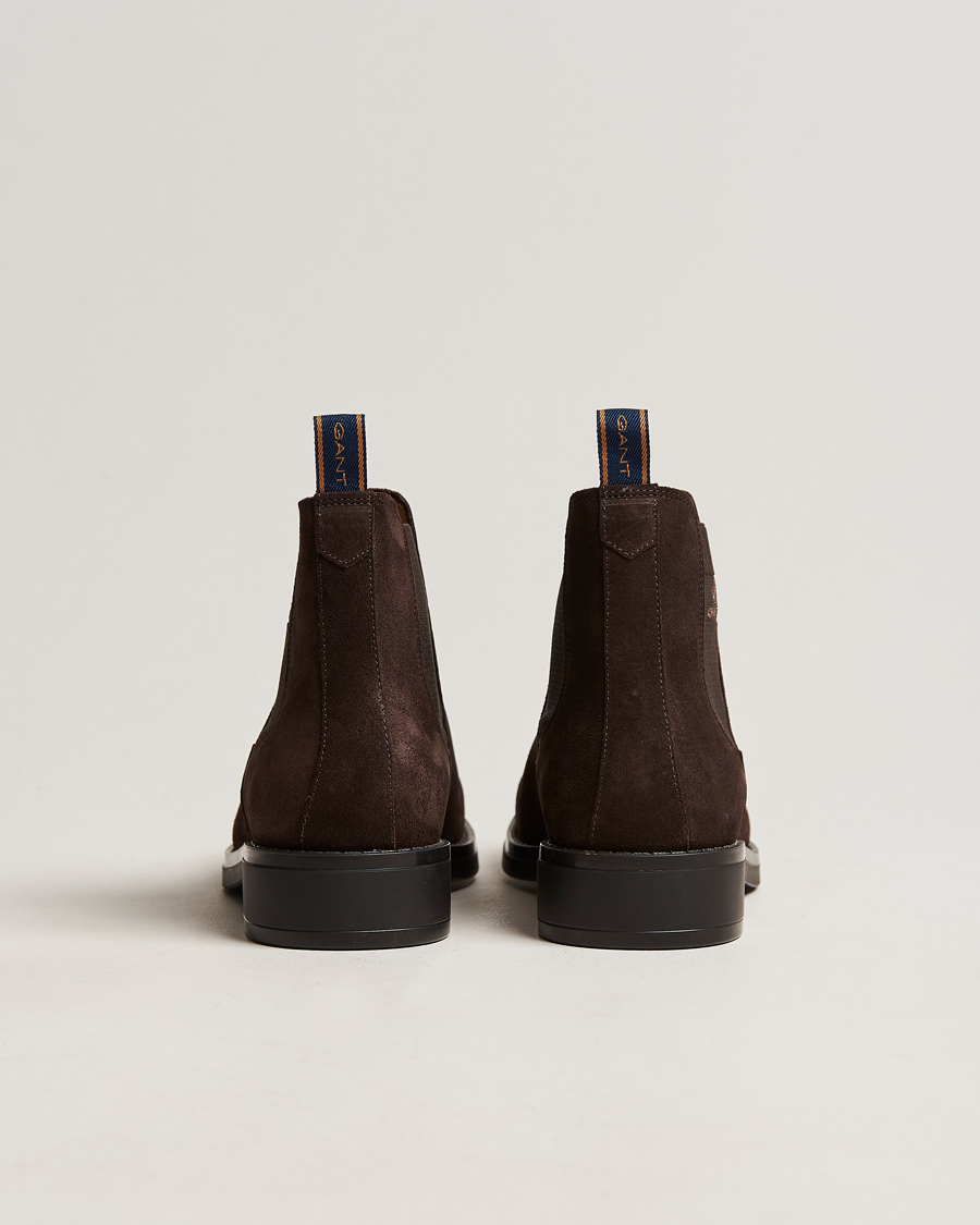 Herr | GANT Brookly Suede Chelsea Boot Dark Brown | GANT | Brookly Suede Chelsea Boot Dark Brown