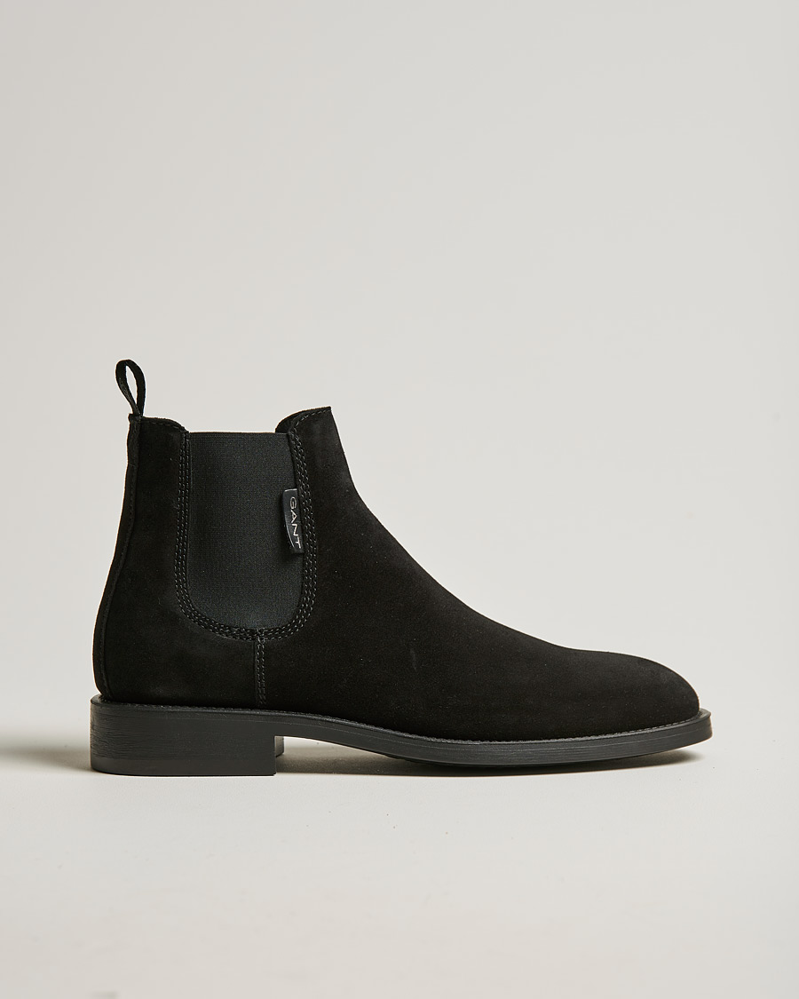 Herr | GANT Brockwill Suede Chelsea Boot Black | GANT | Brockwill Suede Chelsea Boot Black