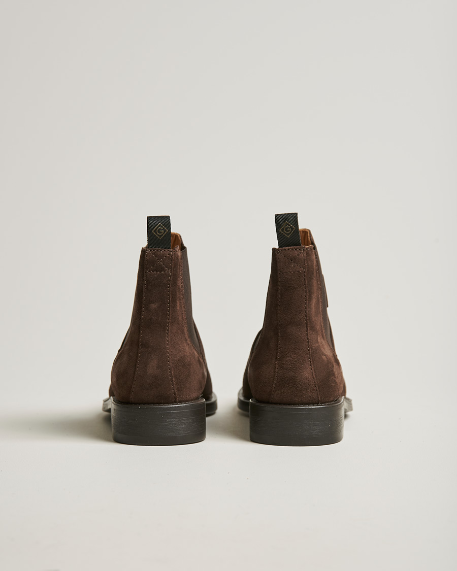 Herr | GANT Brockwill Suede Chelsea Boot Dark Brown | GANT | Brockwill Suede Chelsea Boot Dark Brown