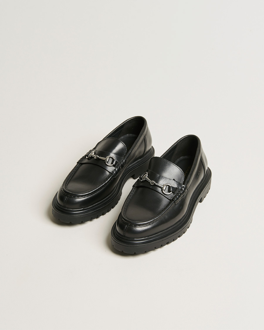 Herr | GANT Jackmote Leather Horsebit Loafer Black | GANT | Jackmote Leather Horsebit Loafer Black