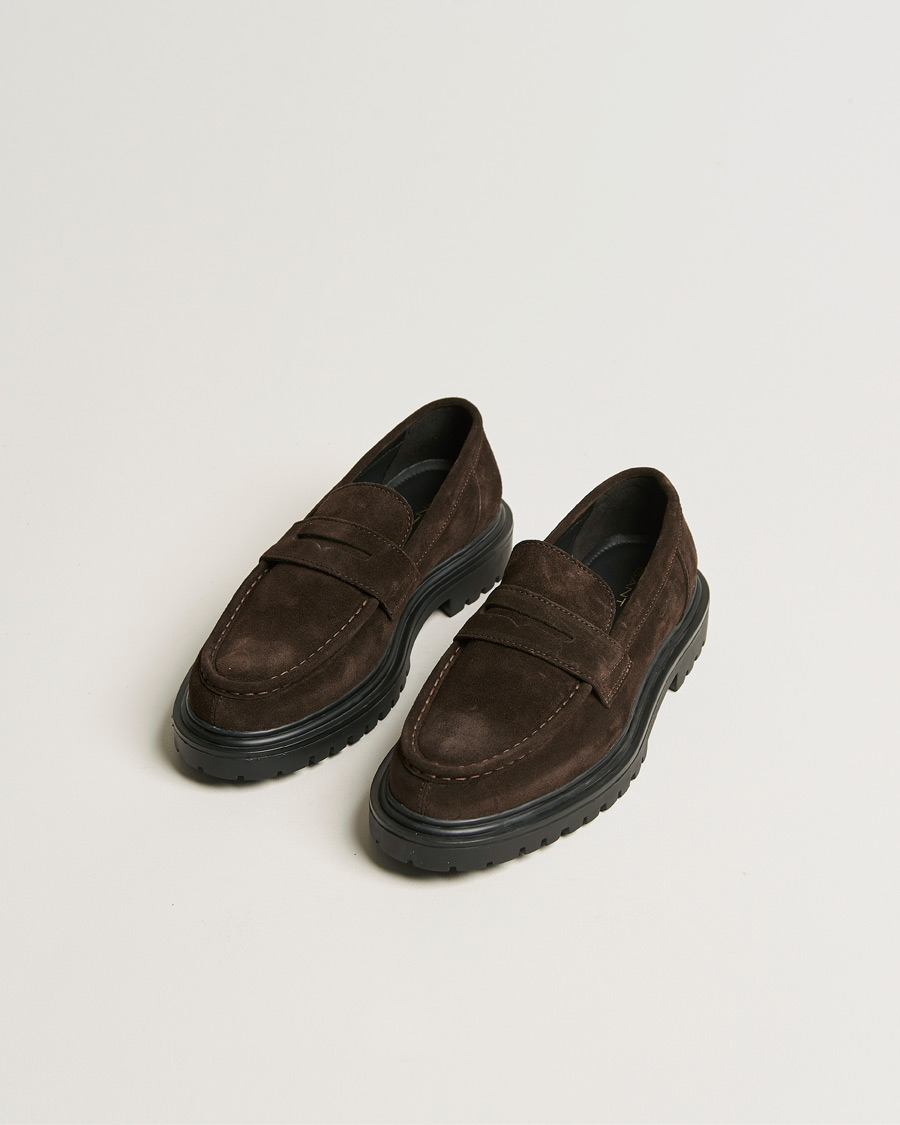 Herr | GANT Jackmote Suede Loafter Dark Brown | GANT | Jackmote Suede Loafter Dark Brown