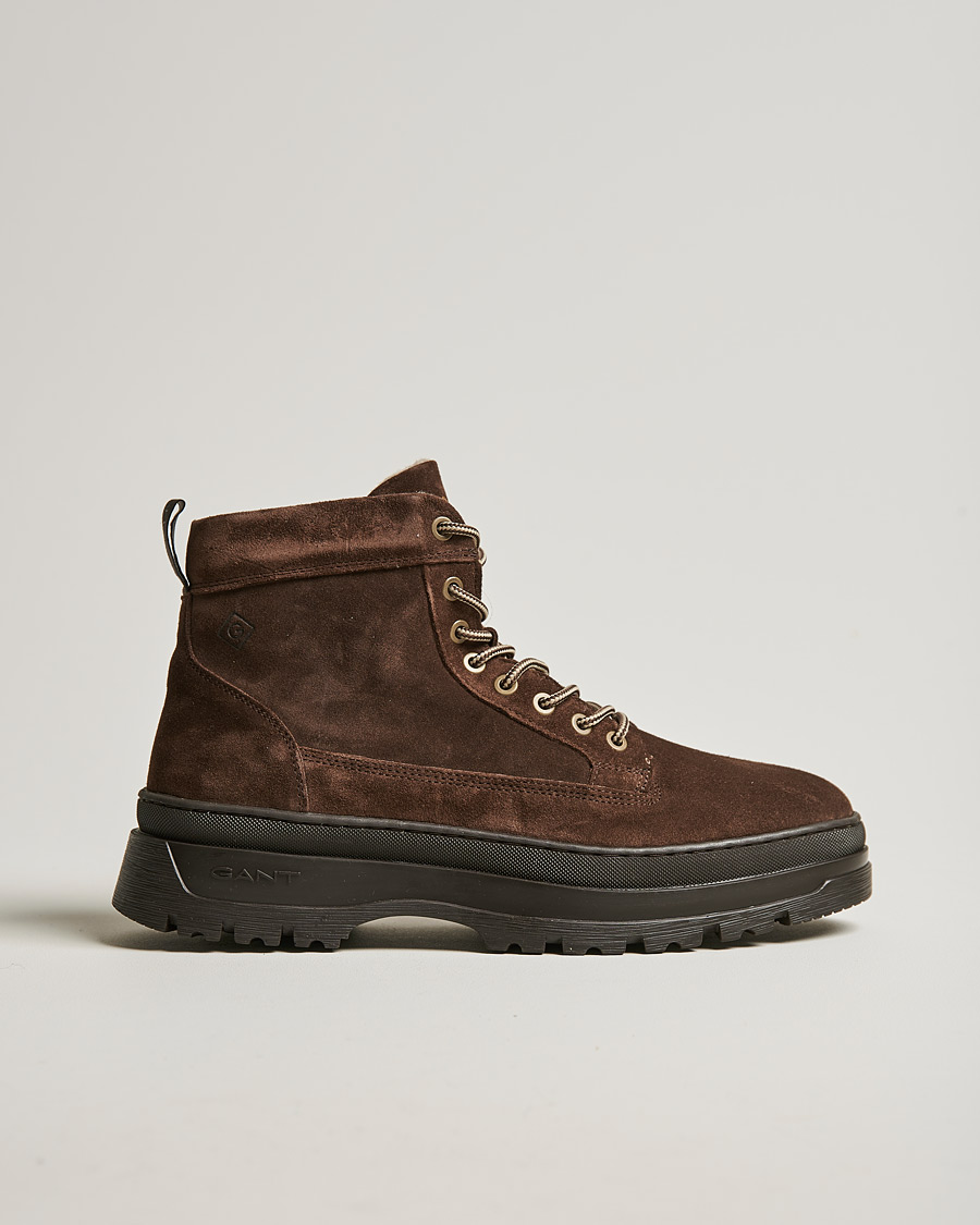 Herr | GANT St Grip Mid Lace Boot Dark Brown | GANT | St Grip Mid Lace Boot Dark Brown