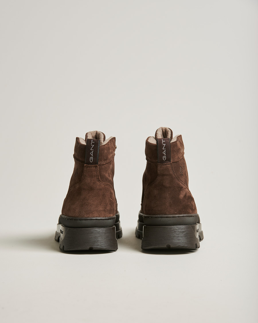 Herr | GANT St Grip Mid Lace Boot Dark Brown | GANT | St Grip Mid Lace Boot Dark Brown