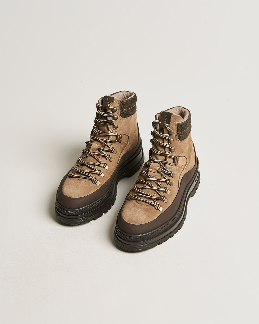 Herr | GANT St Grip Mid Lace Boot Taupe | GANT | St Grip Mid Lace Boot Taupe