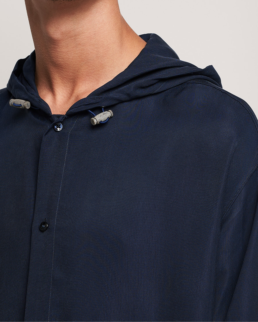 Herr | Jackor | Giorgio Armani | Hooded Lightweight Jacket Night Sky