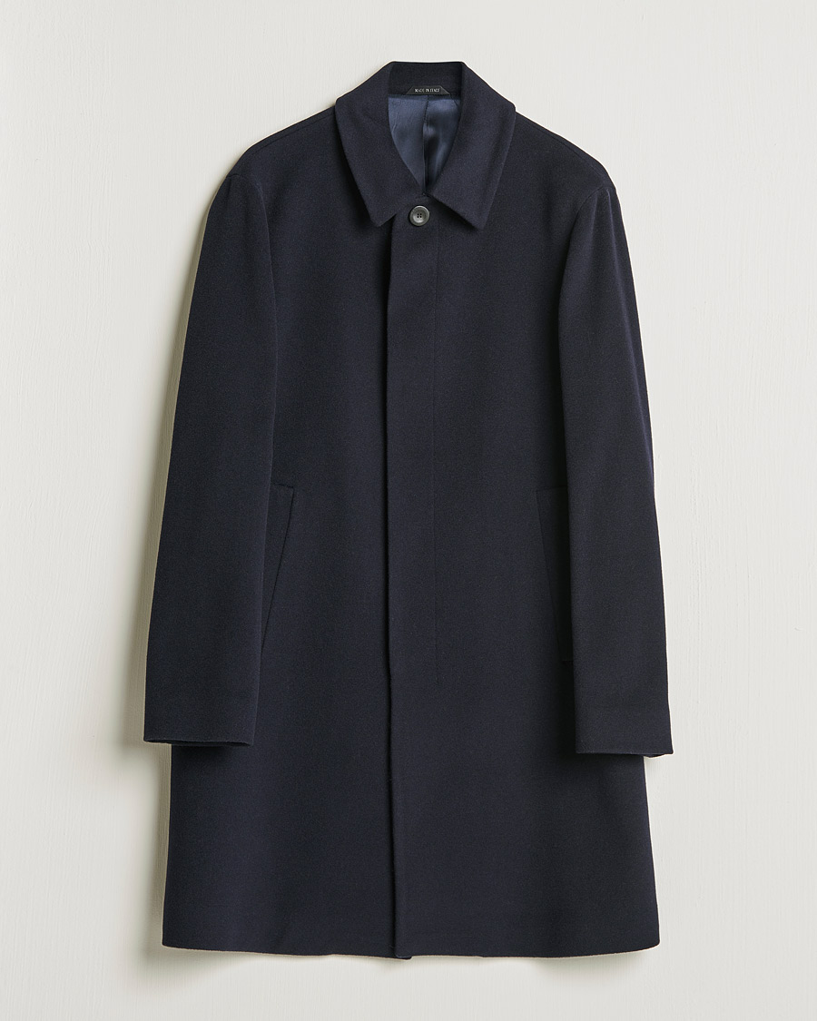 Herr | Jackor | Giorgio Armani | Cashmere Blend Coat Navy