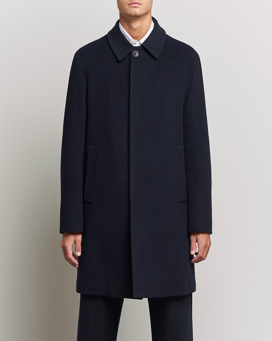 Herr | Jackor | Giorgio Armani | Cashmere Blend Coat Navy