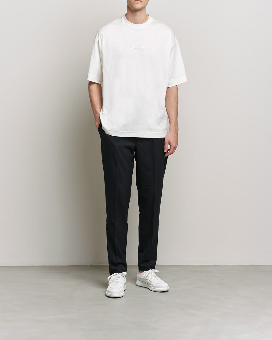 Herr | T-Shirts | Giorgio Armani | Short Sleeve Signature T-Shirt White