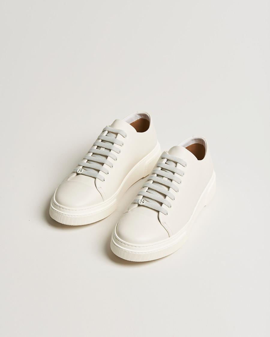 Herr | Sneakers | Giorgio Armani | Plain Sneakers Off White