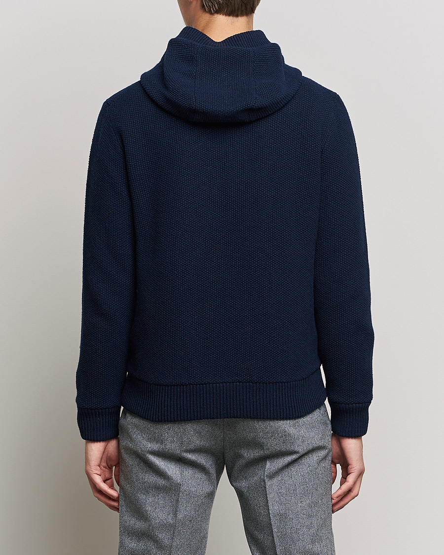 Herr | Jackor | Herno | Reversible Wool Bomber Jacket Navy
