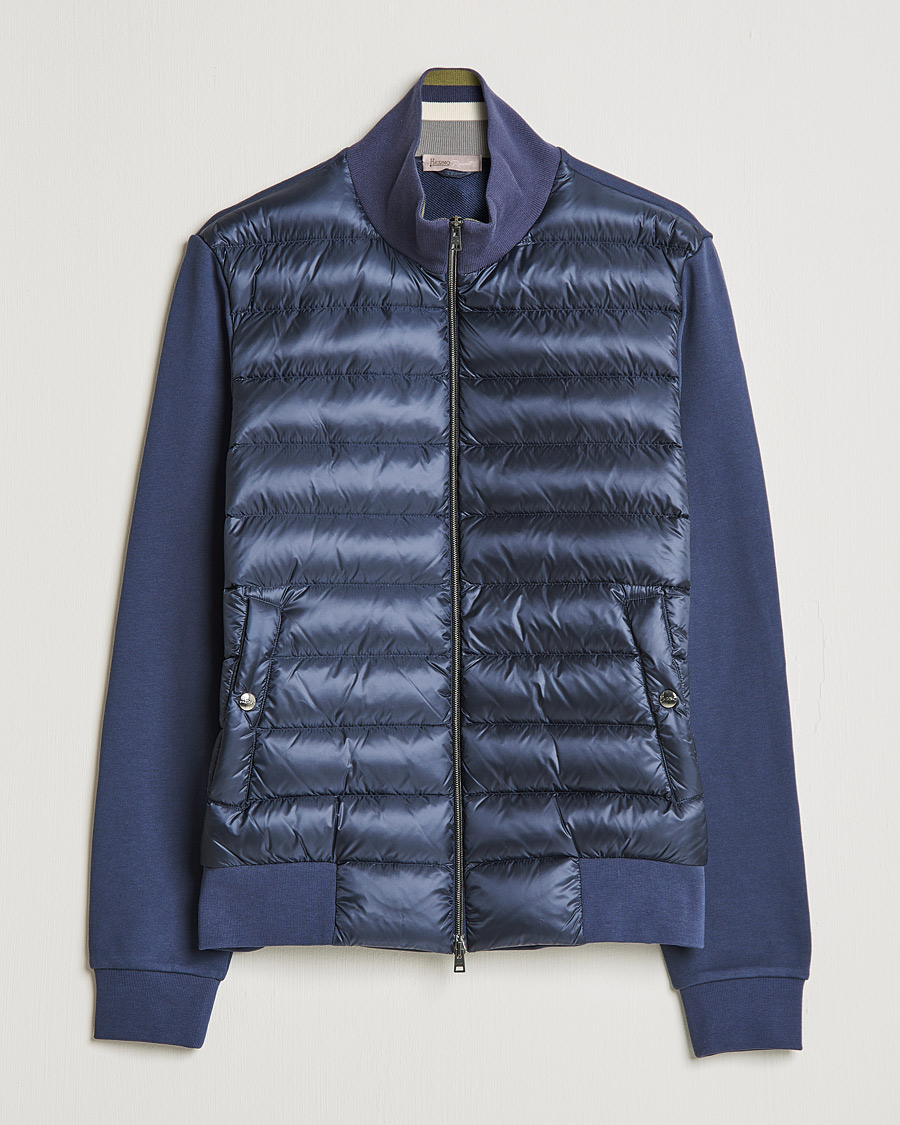 Herr | Jackor | Herno | Jersey Hybrid Jacket Navy