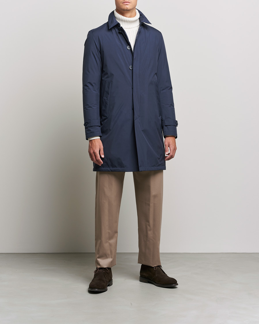 Herr | Jackor | Herno | Laminar Goretex Nylon Coat Navy