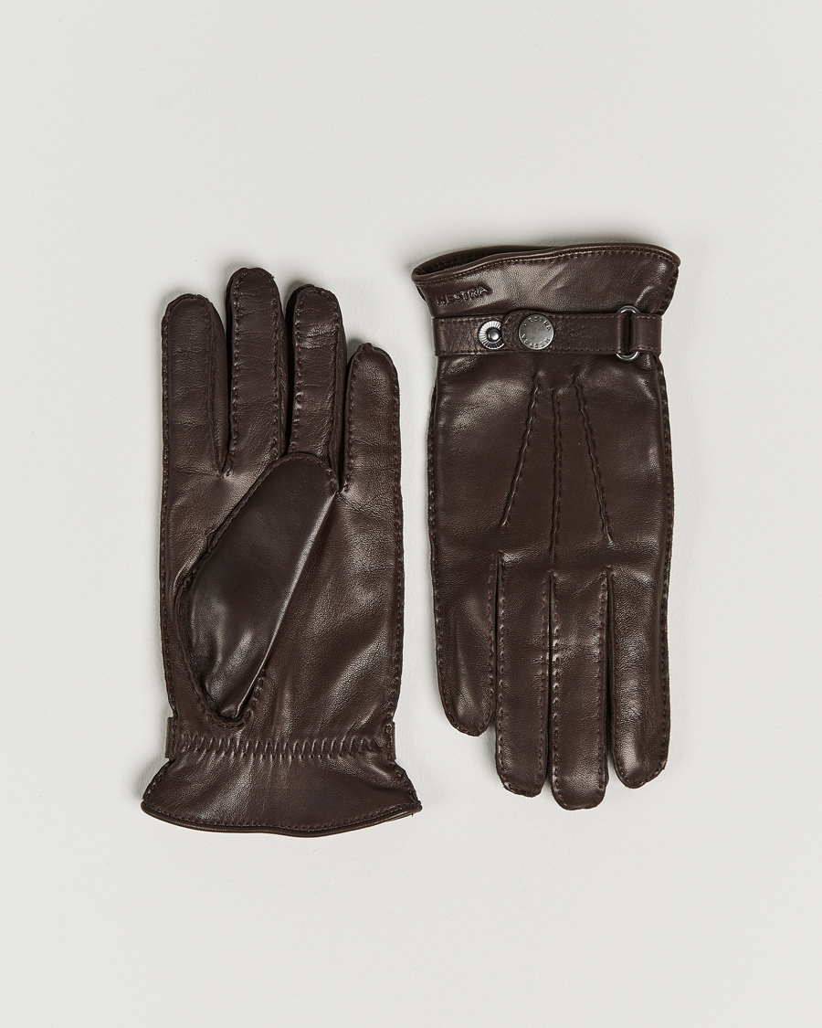 Herr | Handskar | Hestra | Jake Wool Lined Buckle Glove Espresso