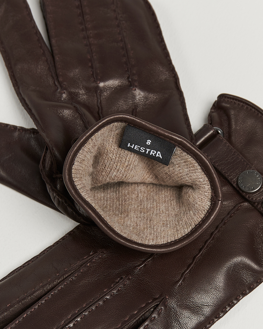Herr | Skandinaviska specialister | Hestra | Jake Wool Lined Buckle Glove Espresso